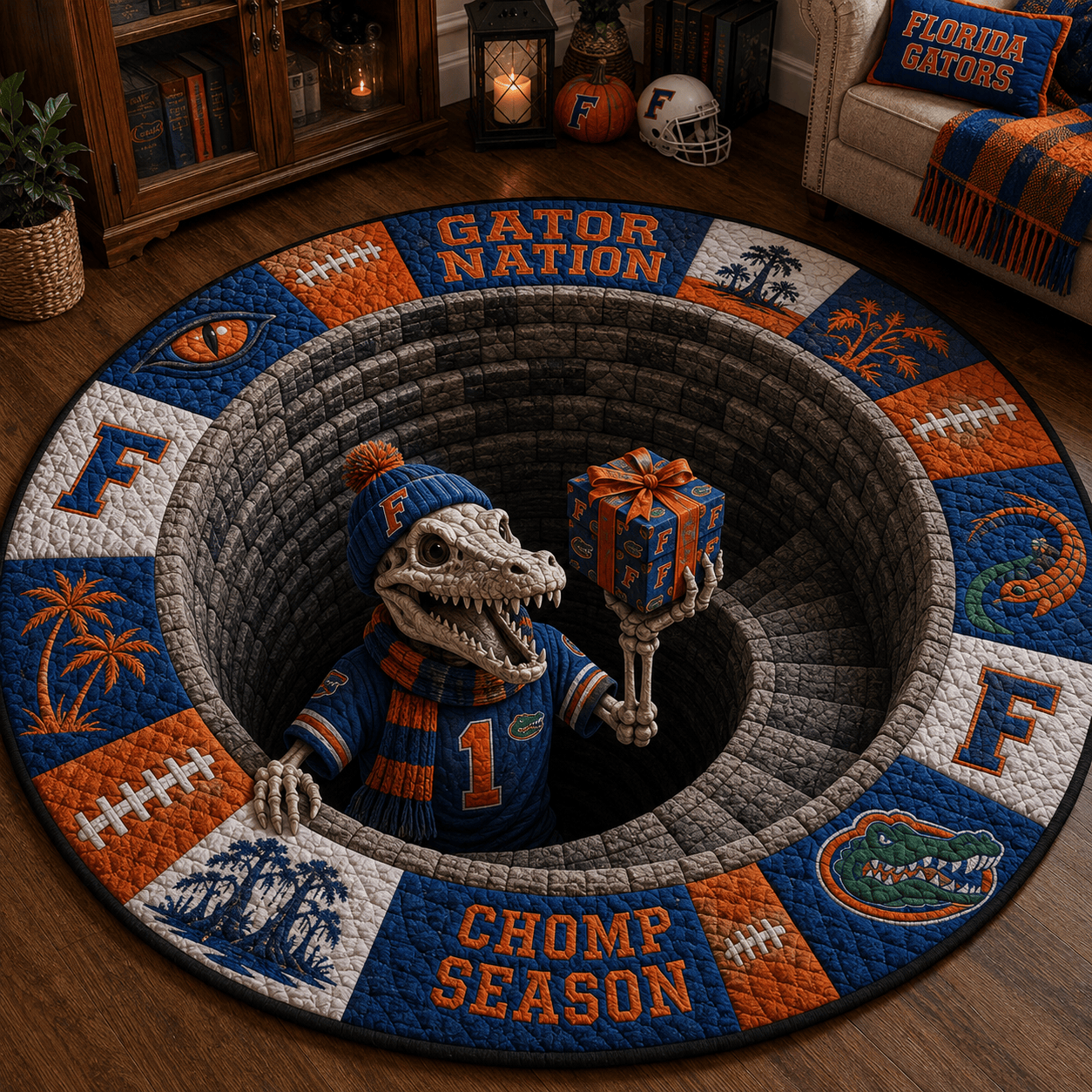 ADLC Quilted Round Mat HQH