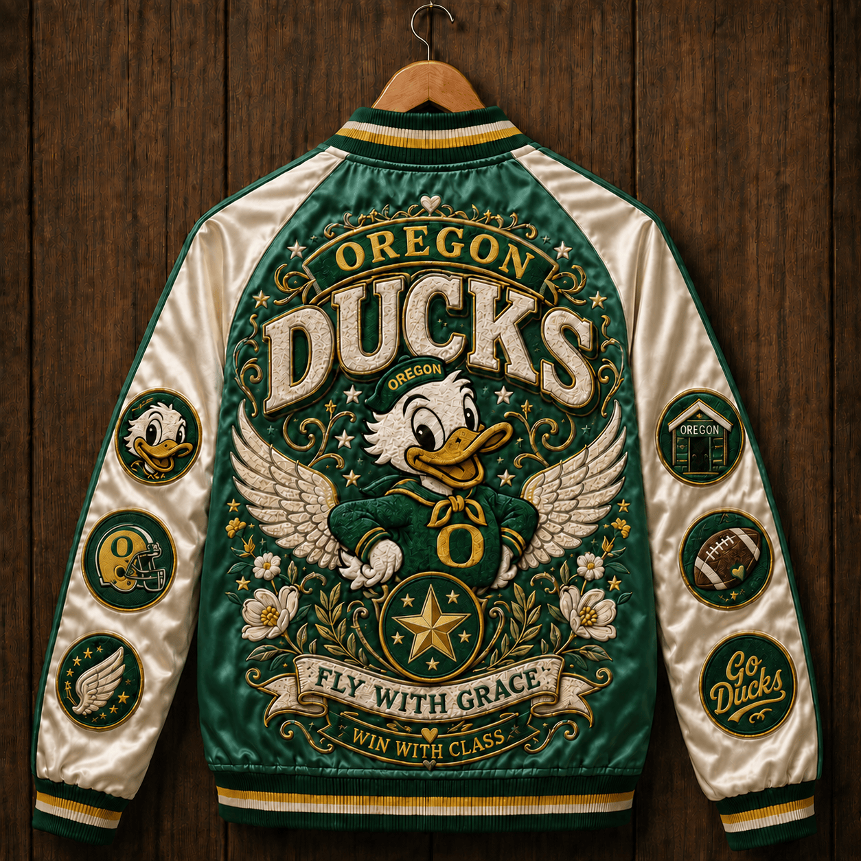 PREMIUM ORD SATIN BASEBALL JACKET NTNA