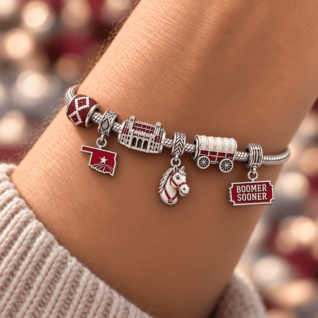 OSN Silver Charm Bracelet Set HQH