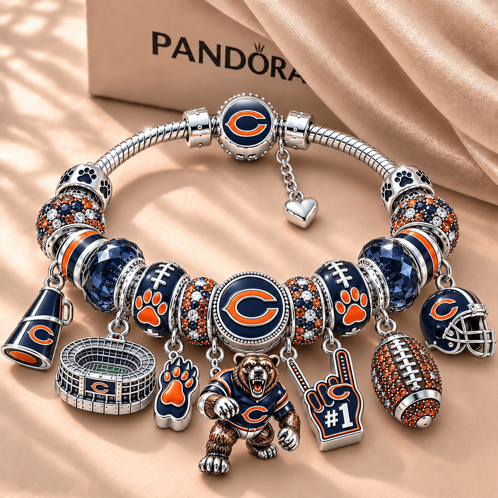 CCB Silver Charm Bracelet Set NTTB