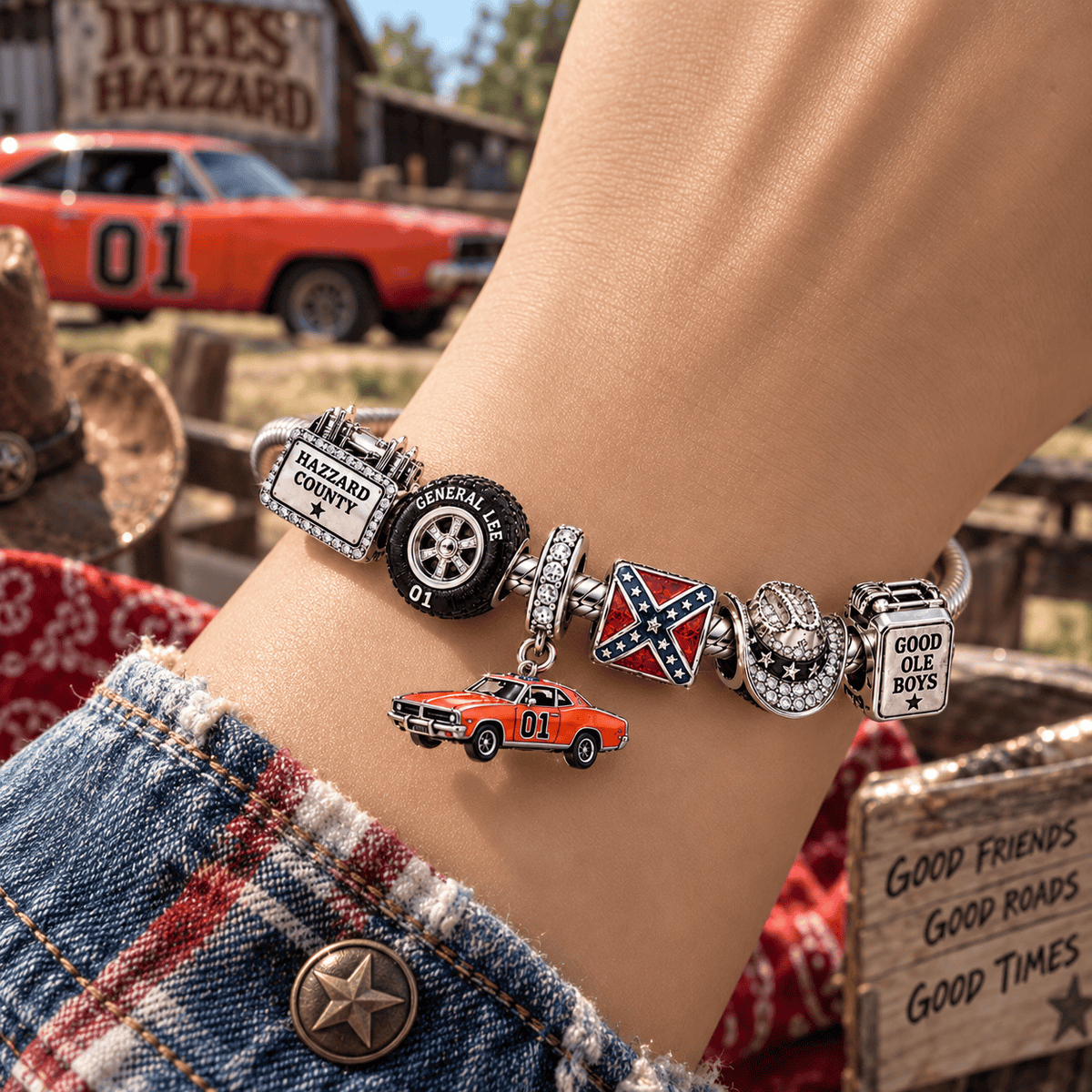 TDH Silver Charm Bracelet Set PTT