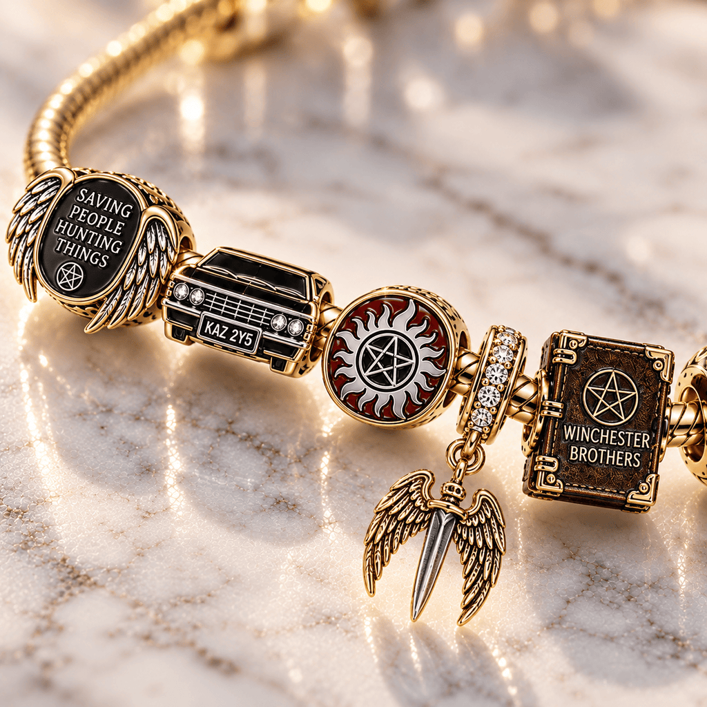 SUNA Gold Charm Bracelet Set PTT