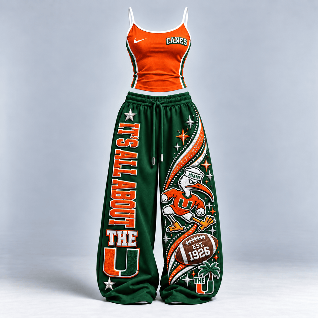 Premium MHC Sports-Inspired Cami & Wide-Leg Pants Set BMD