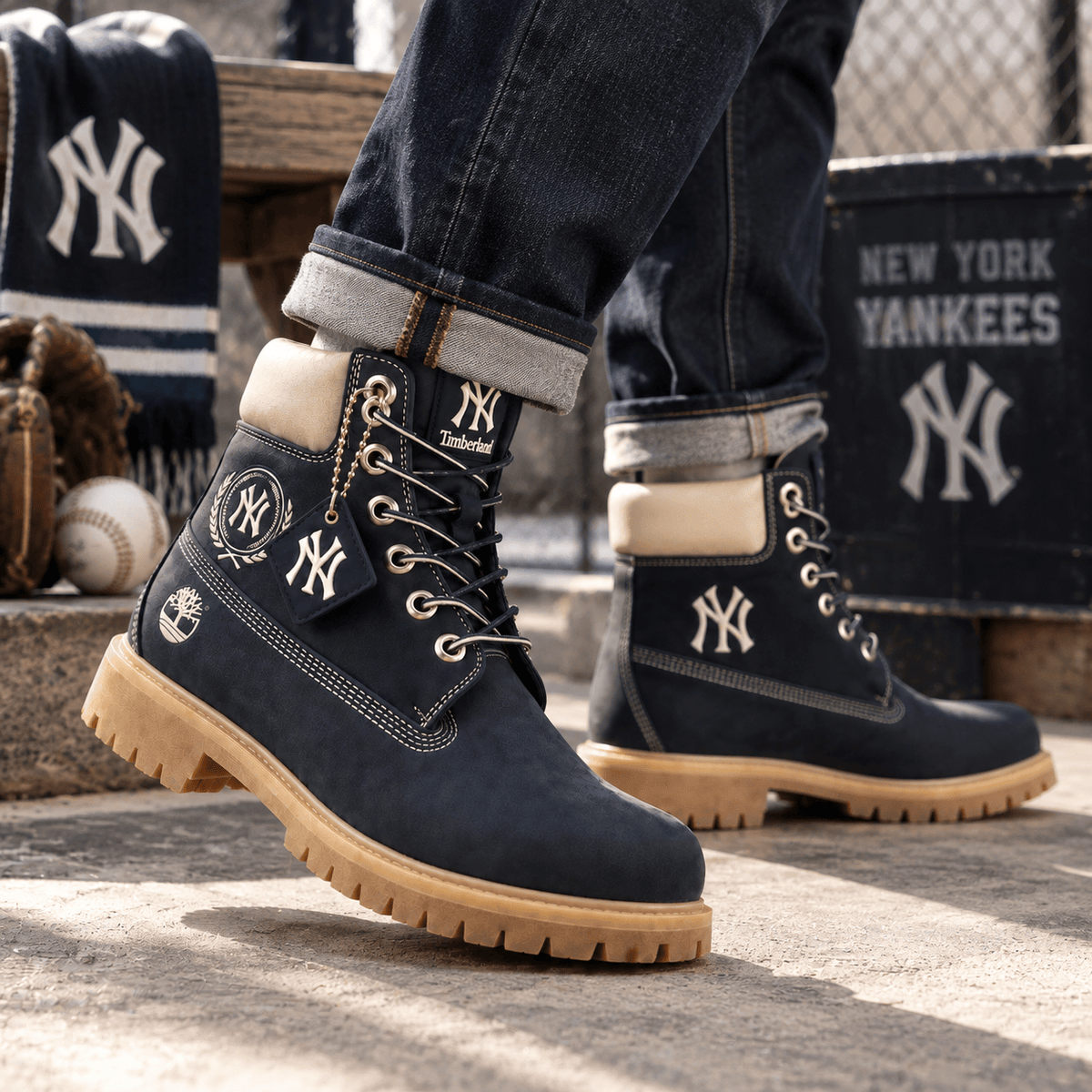 PREMIUM NYY HERITAGE BOOTS PTKL