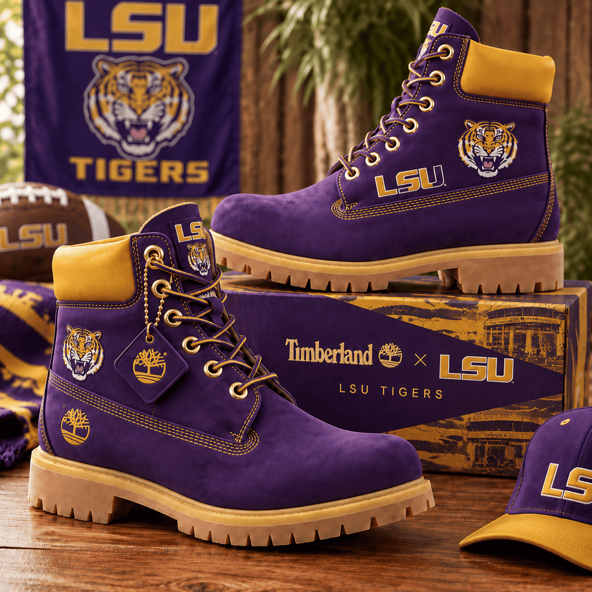PREMIUM LSU HERITAGE BOOTS PTKL