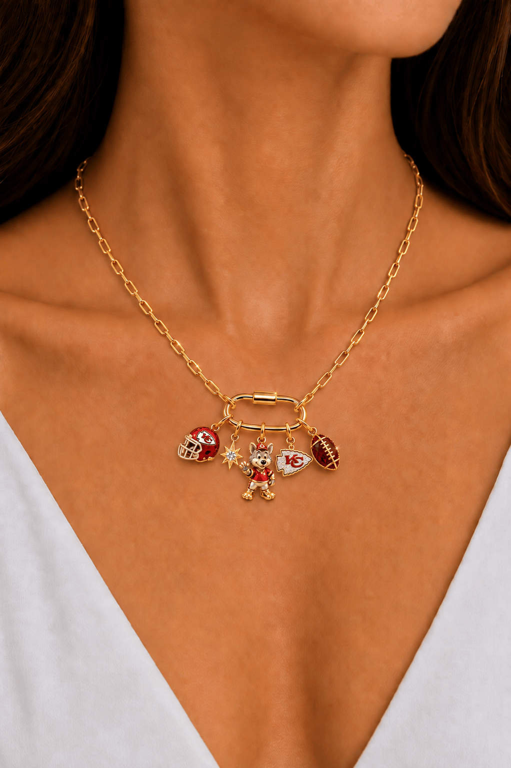KCC Solid Gold Chain with Diamond Pendant TMH