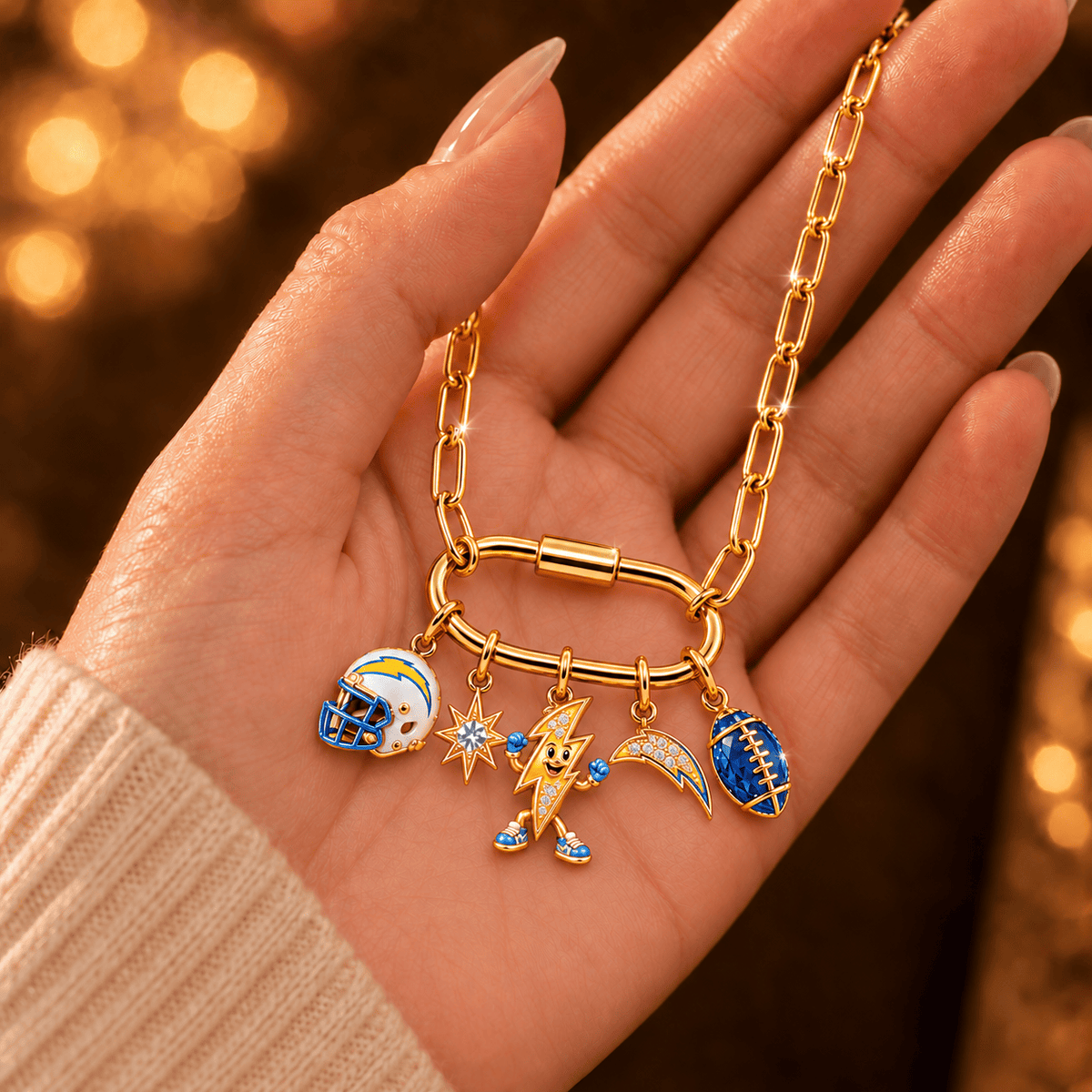 LAC Solid Gold Chain with Diamond Pendant TMH